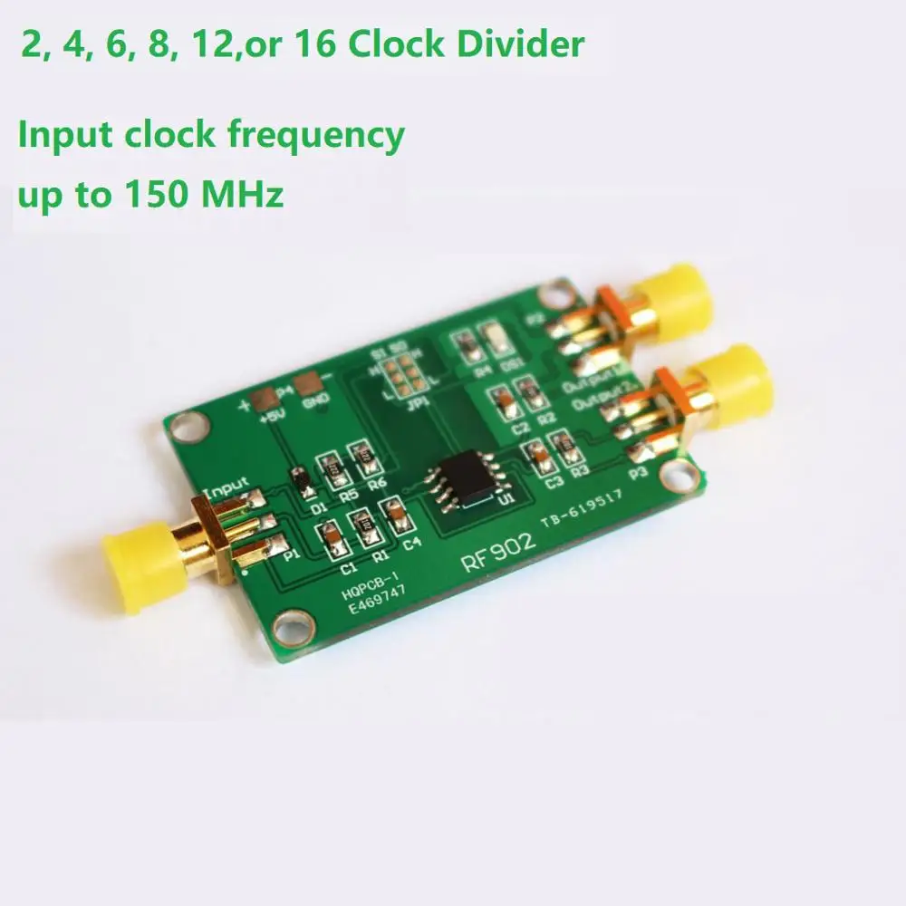 Зеркальная частота для часов зеркальная 2/4/6/8/12/16 делитель до 150 МГц зеркальных |