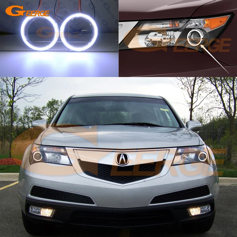 

For Acura MDX 2007 2008 2009 2010 2011 2012 2013 Excellent Ultra bright COB led angel eyes halo ring Day Light
