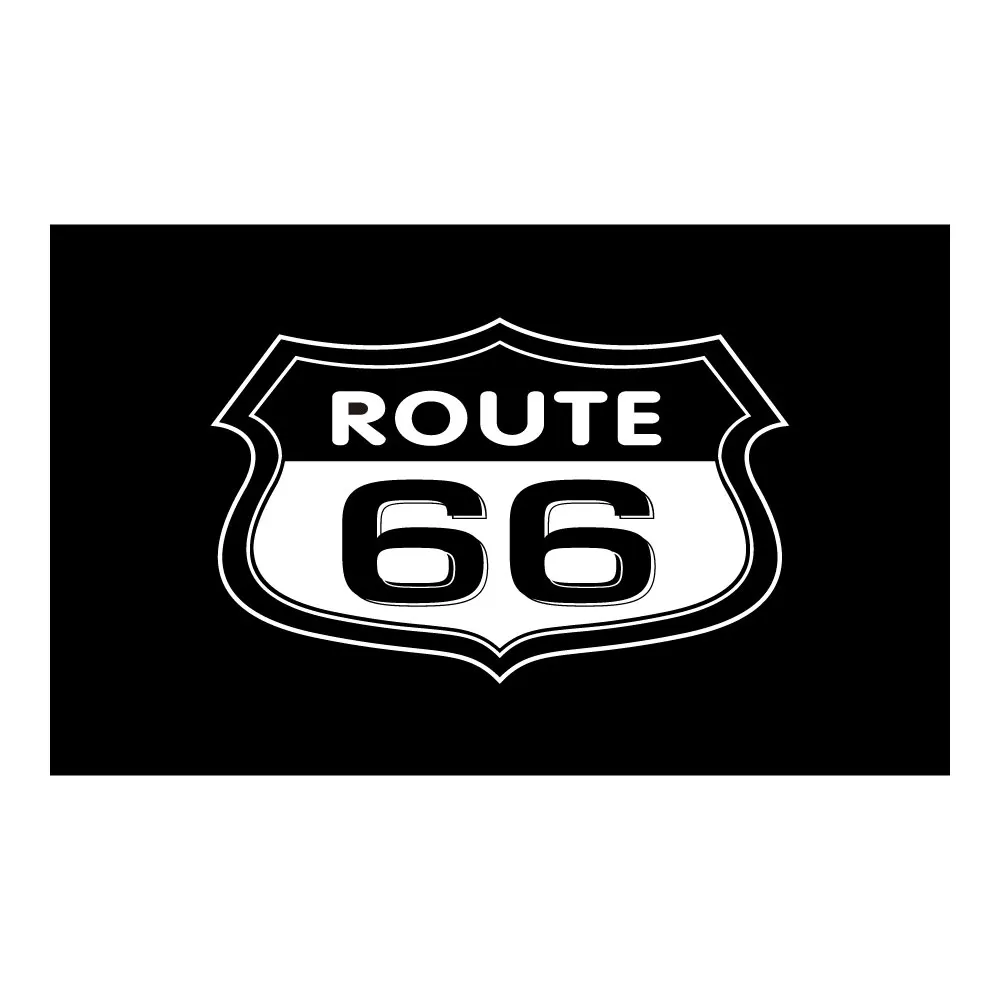 Черный и белый получите ваши удары по маршруту 66 флаг 3x5FT 90*150 см 60*90 Баннер