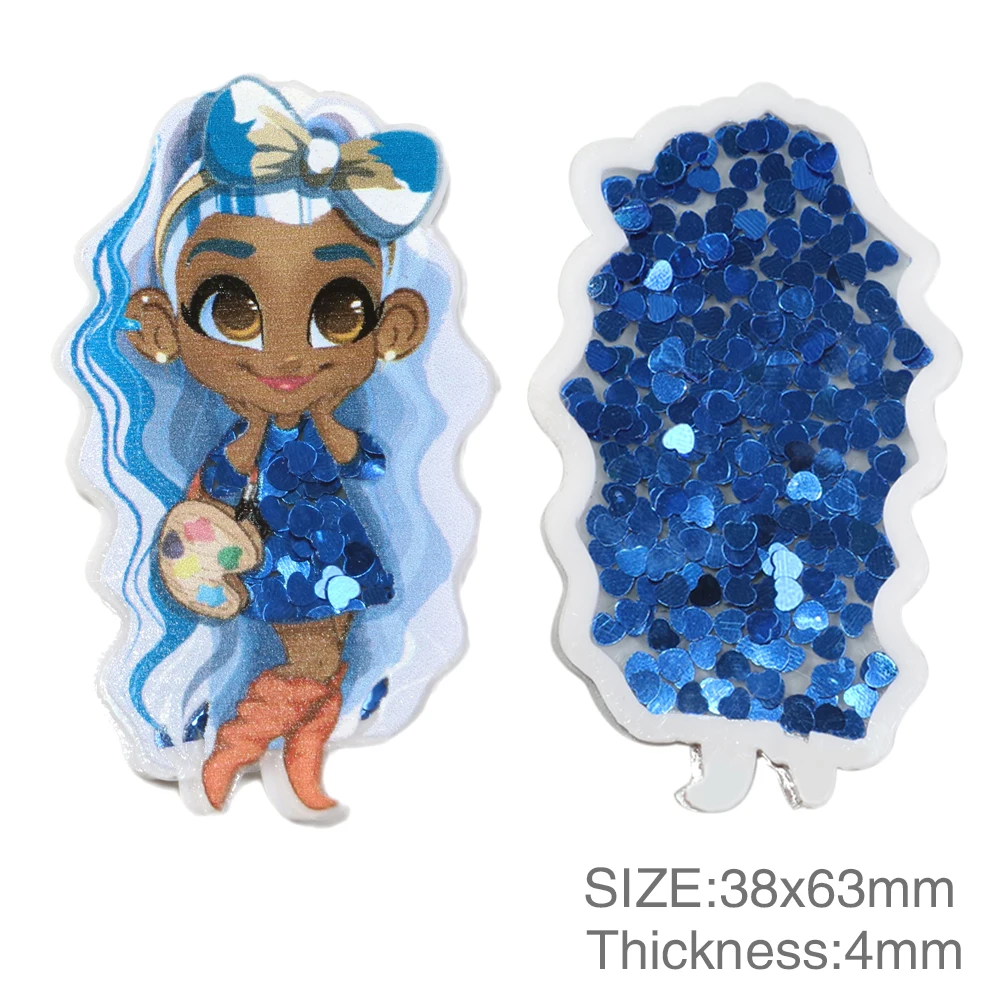 1 шт. Блестки из акриловой смолы с блестками для рукоделия бантом шейкеры чехла