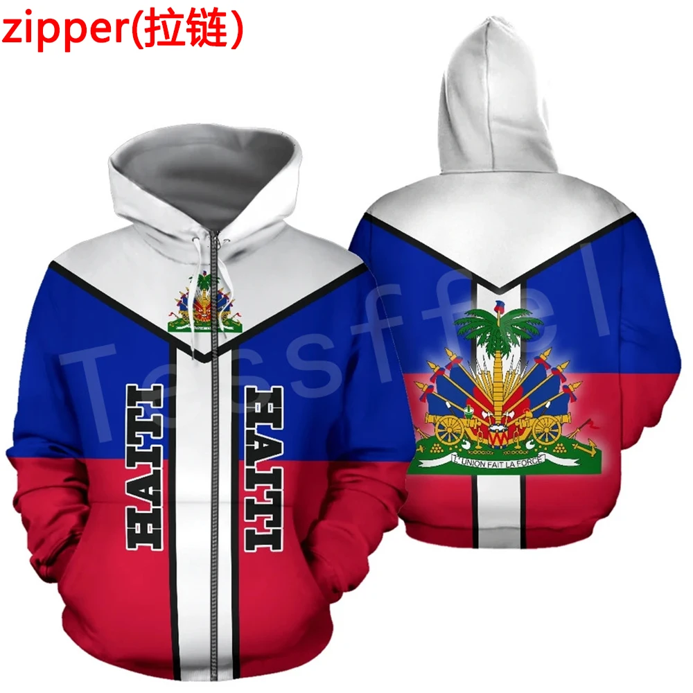 

Tessffel Country Emblem Flag Caribbean Sea Haiti Island Retro Pullover Men/Women Tracksuit Jacket 3Dprint Streetwear Hoodies A37