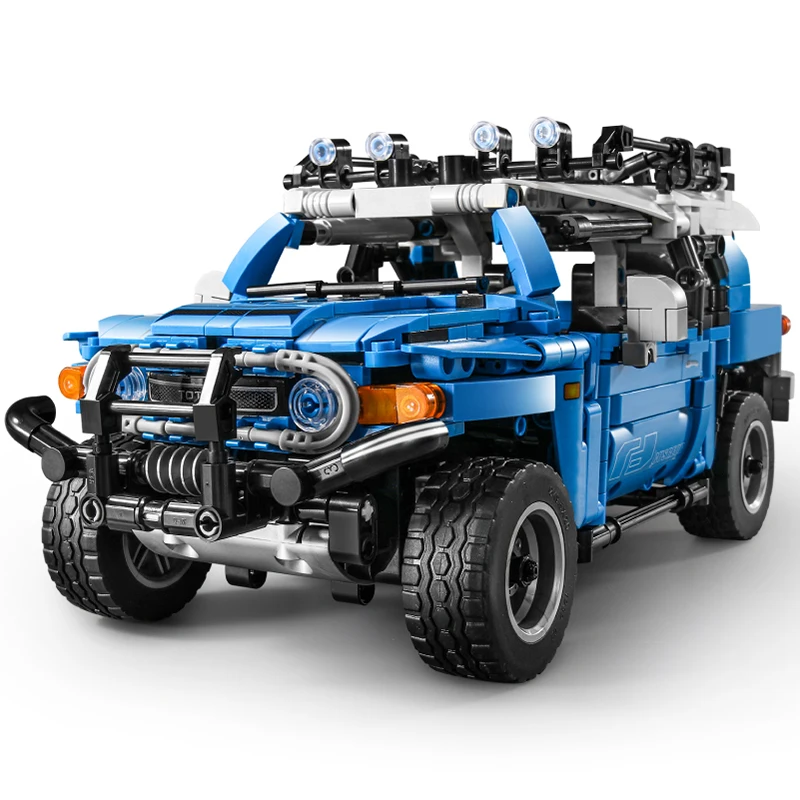 

MOC 999pcs Classic Car City Pull Back Off-road SUV Car Building Block Model High-Tech Vehicle Kid Toy Assembled DIY Bricks Gifts