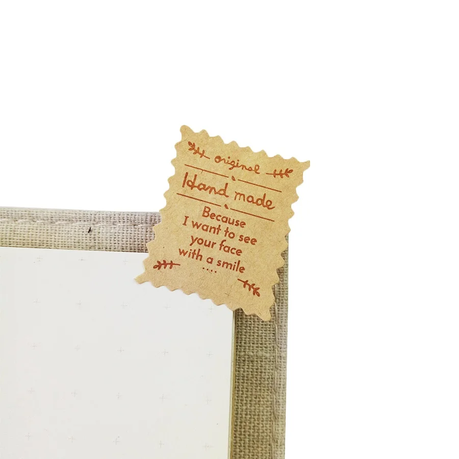 1000 шт./лот наклейка в форме штампа ручной работы винтажные наклейки крафт