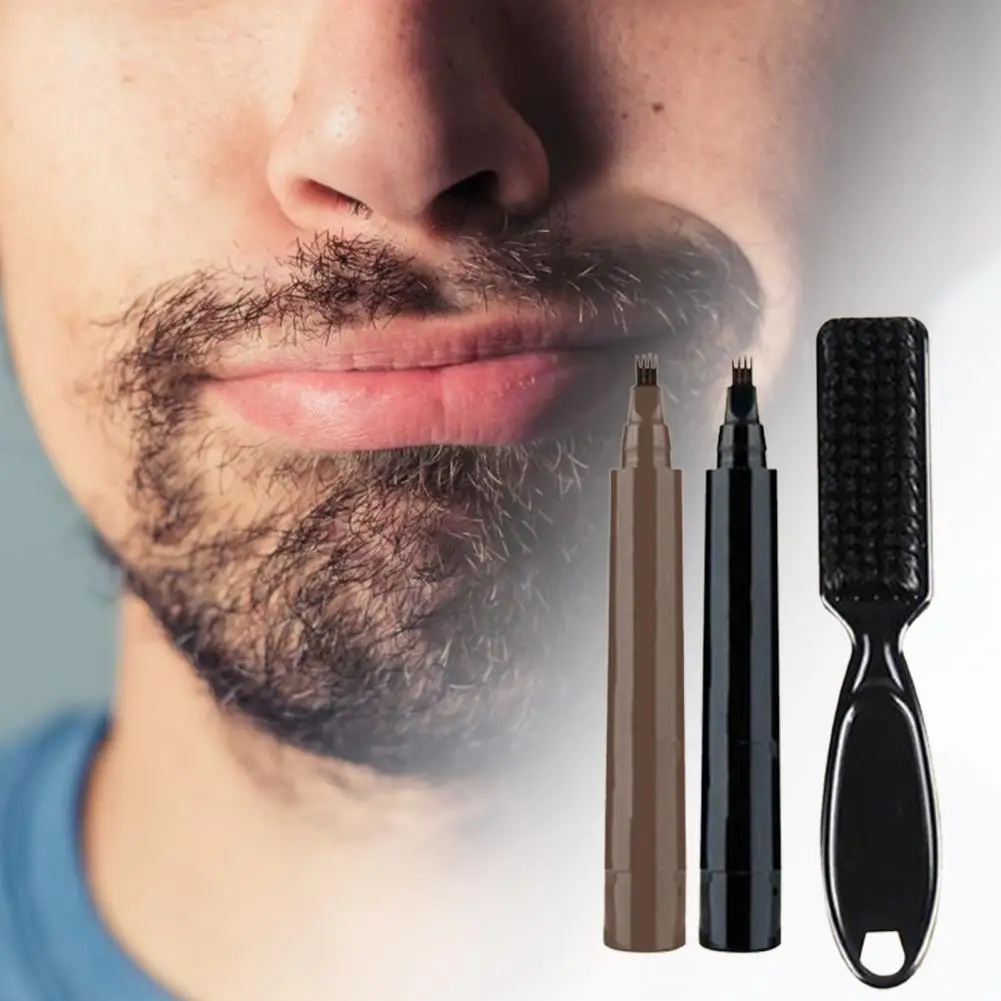 

Карандаш-наполнитель для бороды мужской, водостойкий стойкий карандаш для выращивания волос, натуральное покрытие, инструменты для ремонт...
