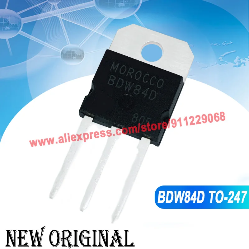 (5 шт.) BDW84D TO 3P 120V 15A|Интегральные схемы| |