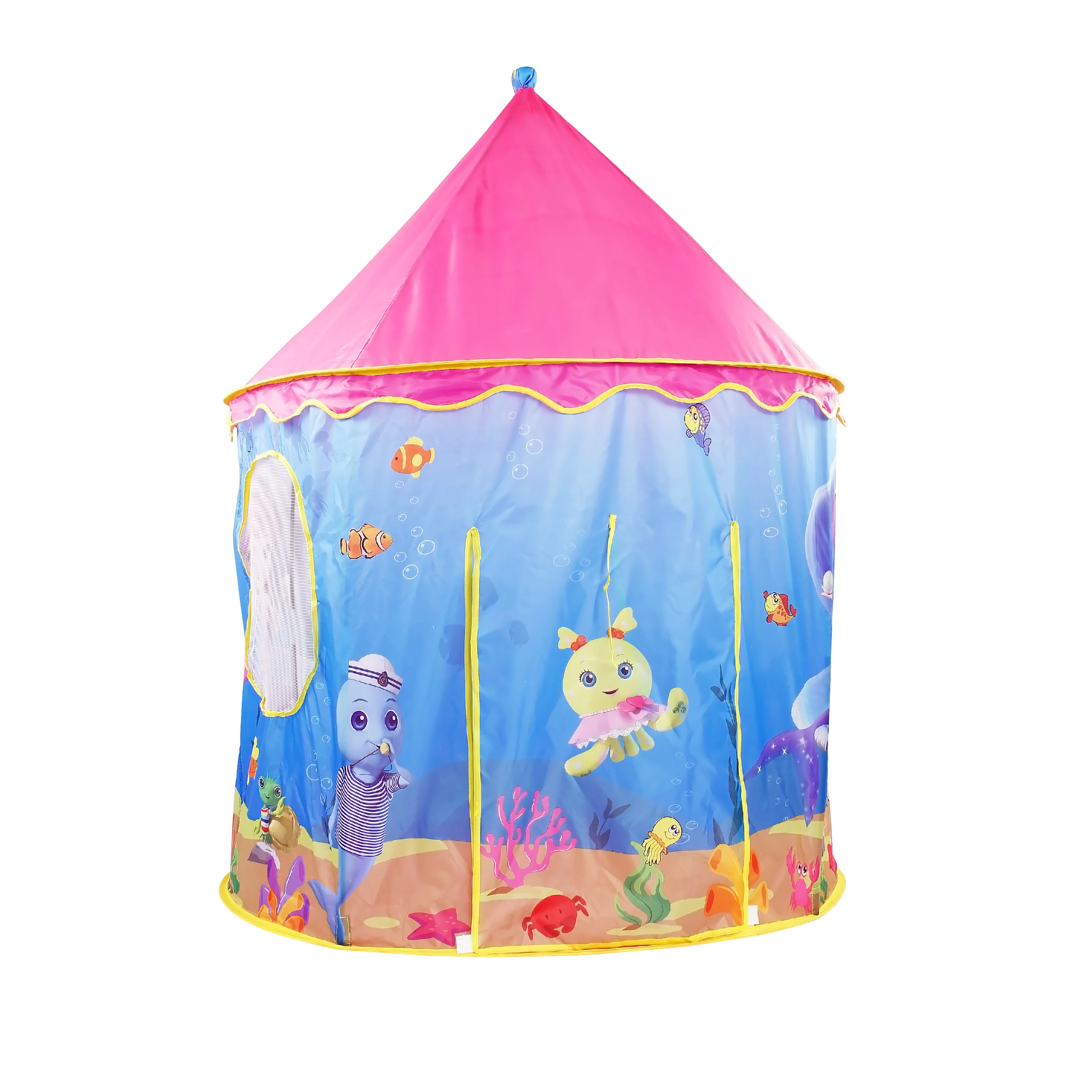 Детская палатка монгольская юрта мультяшная Русалка Океанский космический
