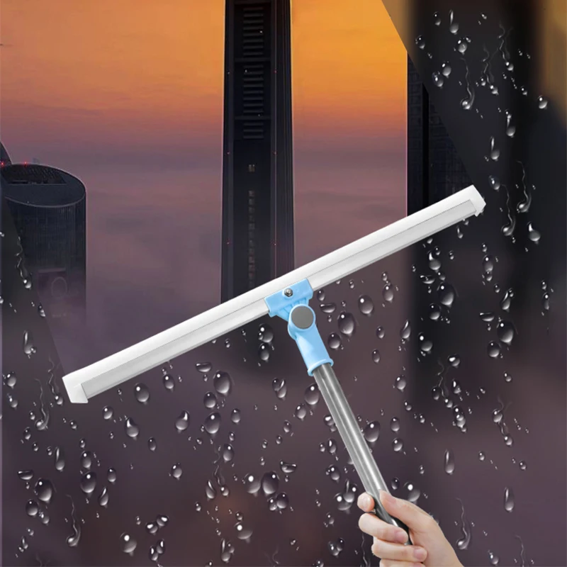 

Silicone Cleaning Scraper Multifunction Bathroom Floor Squeegee Window Washing Wiper Brush Broom Kitchen Household Cleaning Tool