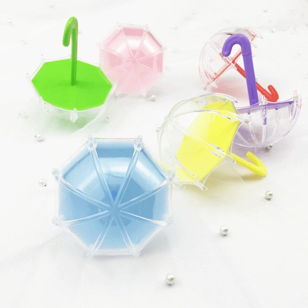 6 цветов Новый зонт форма пустые Поддельные ресницы упаковка чехол мини