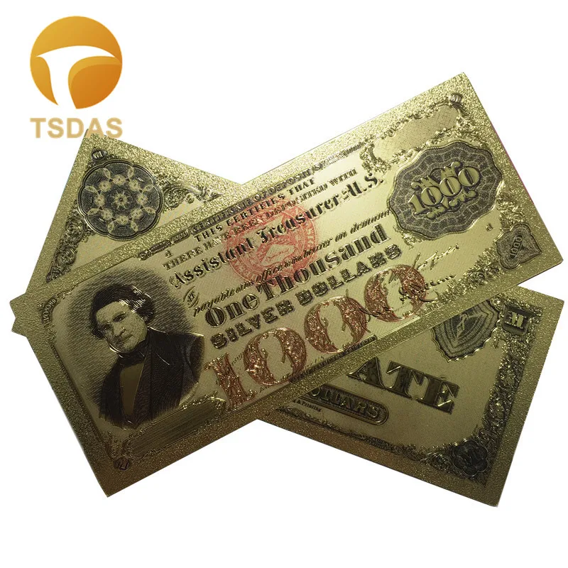 10 шт./партия банкноты из золота 1878 к США | Дом и сад