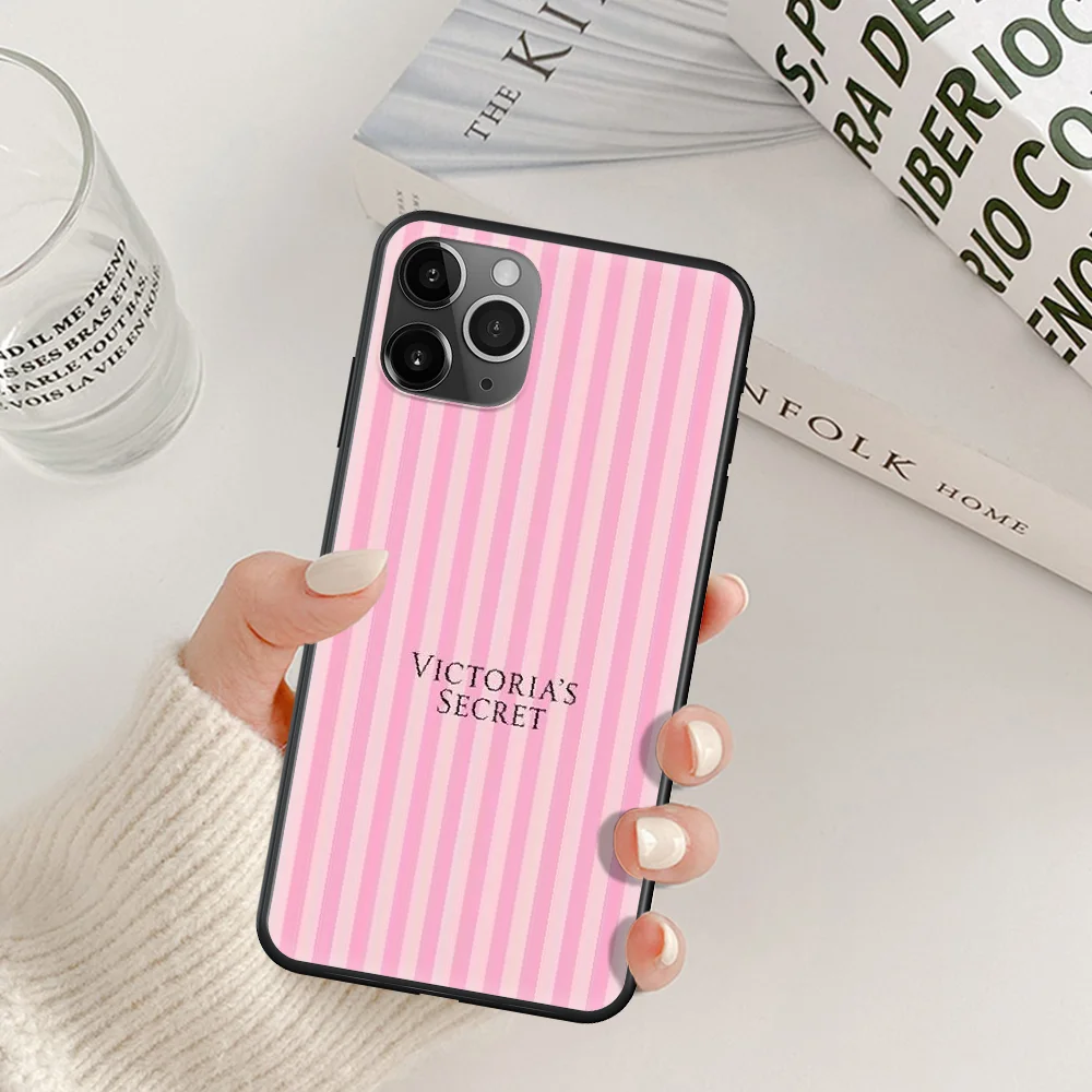 

Pink Secret With Victoriaes Phone Case For IPhone 5 5S SE 5C 6 6S 7 8 Plus X XS XR 11 12 Mini Pro Max 2020 black Cell Tpu