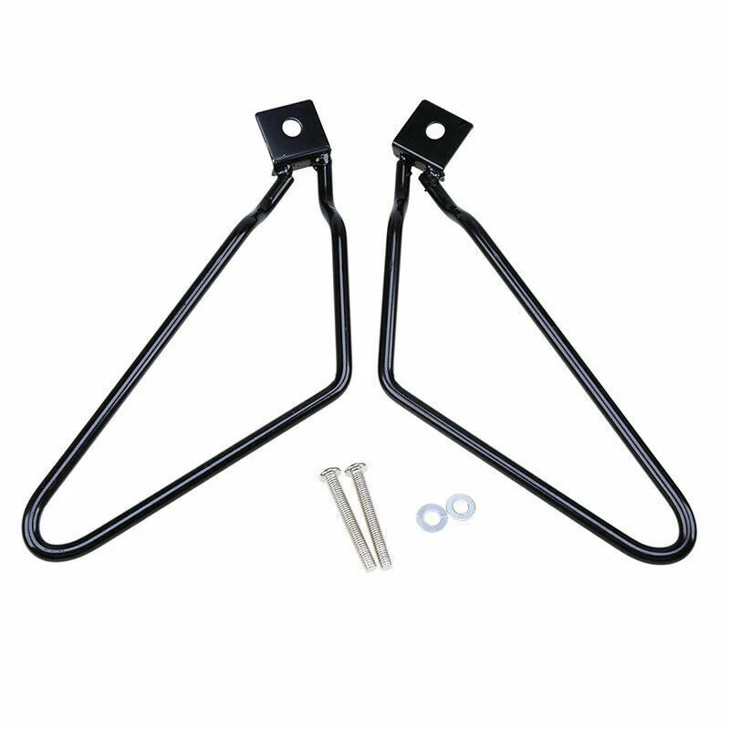 2Pcs Motorcycle Black Saddle Bag Support Rod Mounting Bracket for Harley Sportster Xl 883 1200Travel | Автомобили и мотоциклы