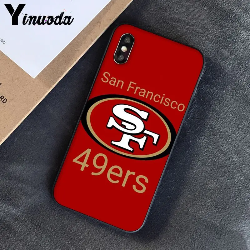 A15 Yinuoda San Francisco 49ers DIY роскошный высококачественный защитный чехол для iPhone 8 7 6 6S Plus 5 5S SE XR X XS MAX Coque 11 11pro max - Цвет: A15