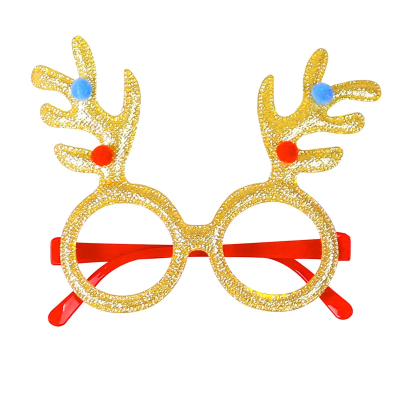 Рождественское украшение пластиковые очки снеговик олень Олдмен игрушка для