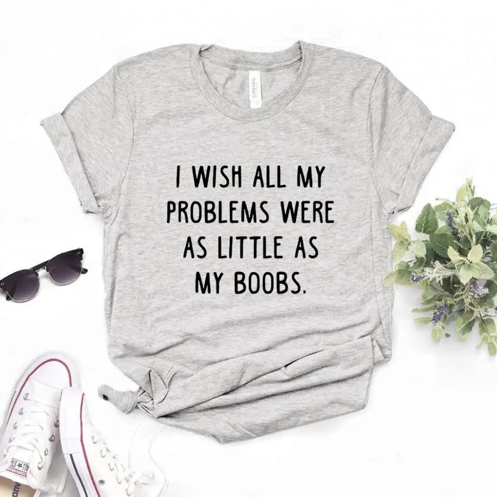 Я желаю чтобы все мои проблемы были такими же маленькими как моя грудь печати