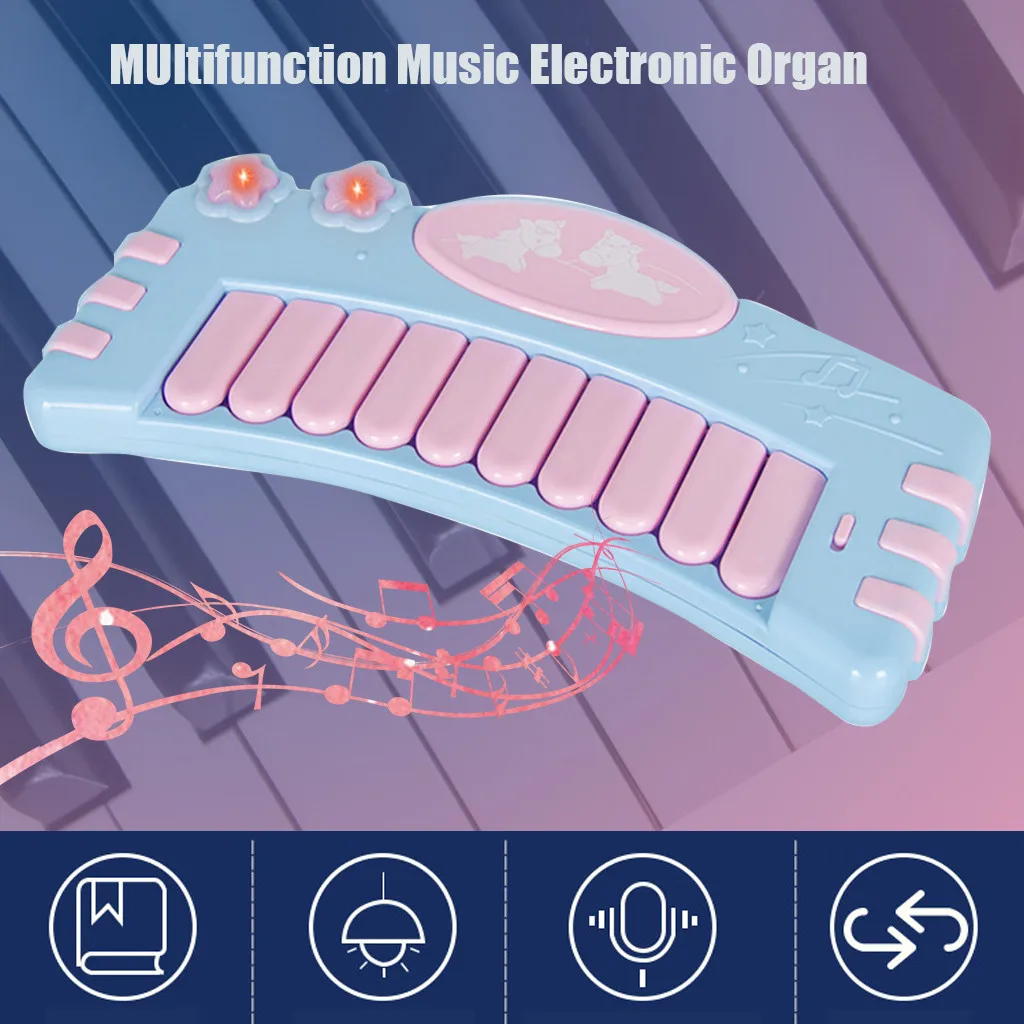 Многофункциональное музыкальное электронное пианино для начинающих освещение