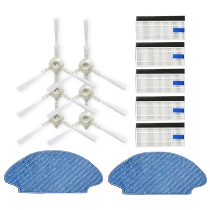 

Side Brush HEPA Filter Mop Cloth for Tefal Rowenta Explorer/ X-plorer 20 40 50 Serie Robotic Vacuum Cleaner Spare Accessories