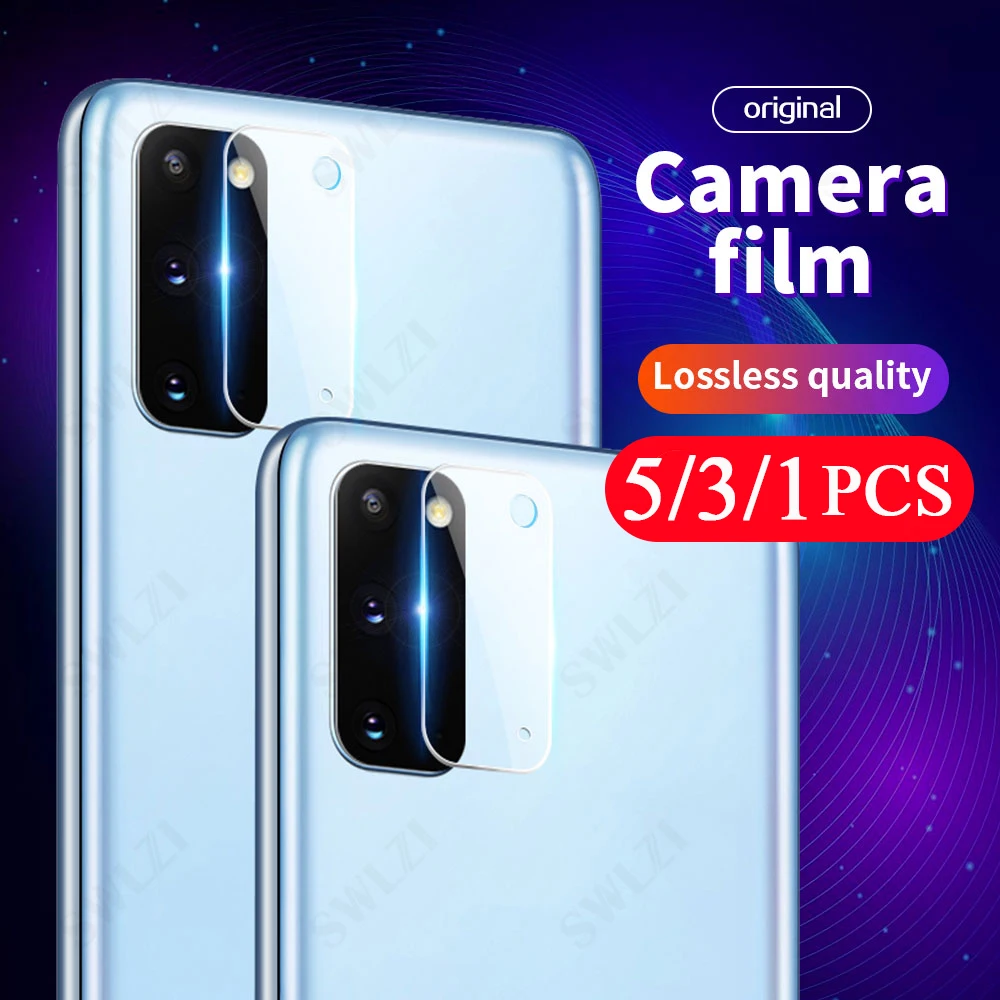 

5/3/1Pcs for Samsung Galaxy S10 lite S10E S20 FE S21 Ultra Camera Lens Film S9 S8 plus protector Camera screen protector Glass