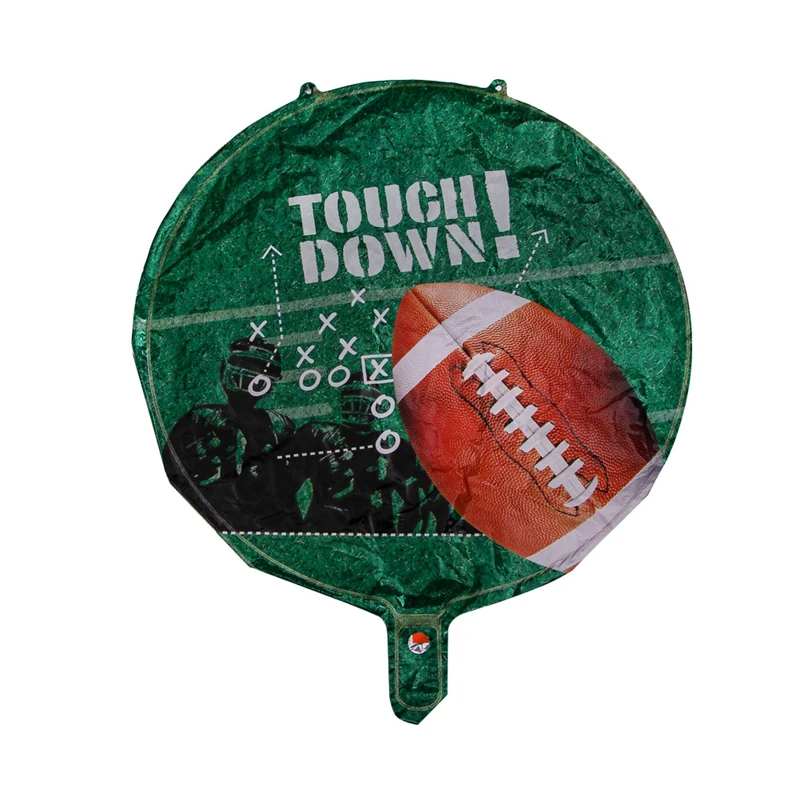 Воздушный шарик из алюминиевой пленки для регби украшение спортиввечерние