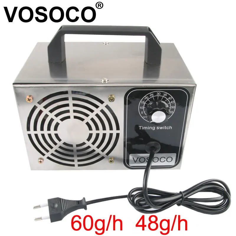 Генератор озона из нержавеющей стали озонатор 60 г очиститель воздуха