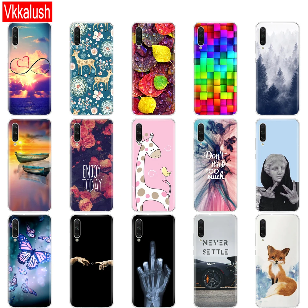 Силиконовый чехол для xiaomi mi 9 LITE прозрачный из ТПУ lite задняя крышка mi9 coque capa