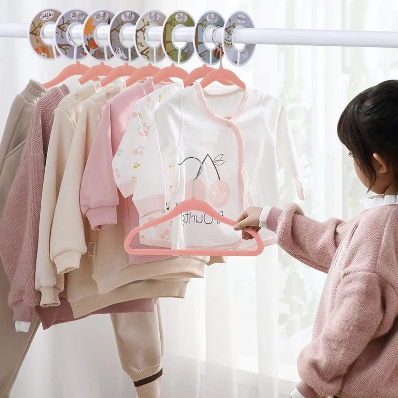 

20 Pack Baby Velvet Hangers Non Slip Clothes Hangers,Ultra Thin Space Saving Kids Hangers (Pink)
