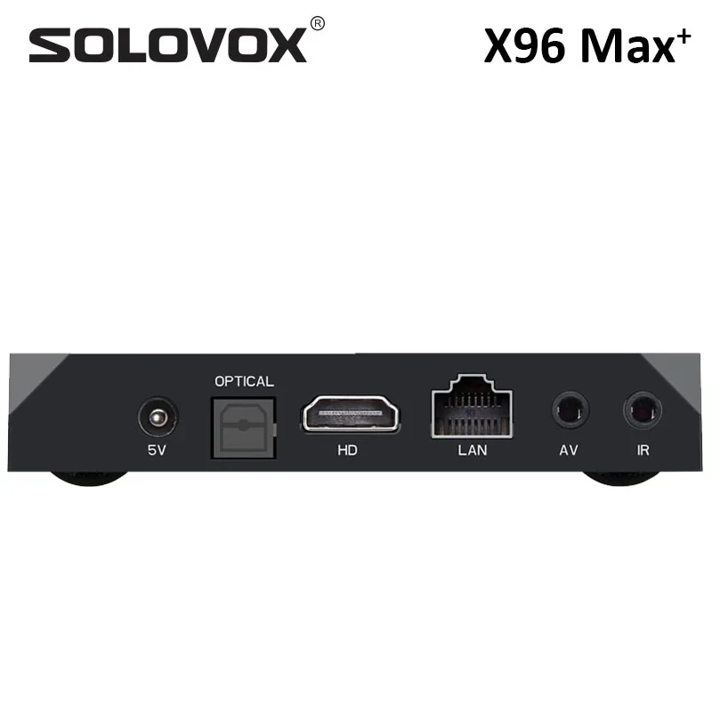 ТВ приставка SOLOVOX X96 MAX Plus Android 9 0 2 + 16 ГБ Amlogic S905X3 4 ядра 8K Wi Fi ГГц USB 3 0|ТВ-приставки и