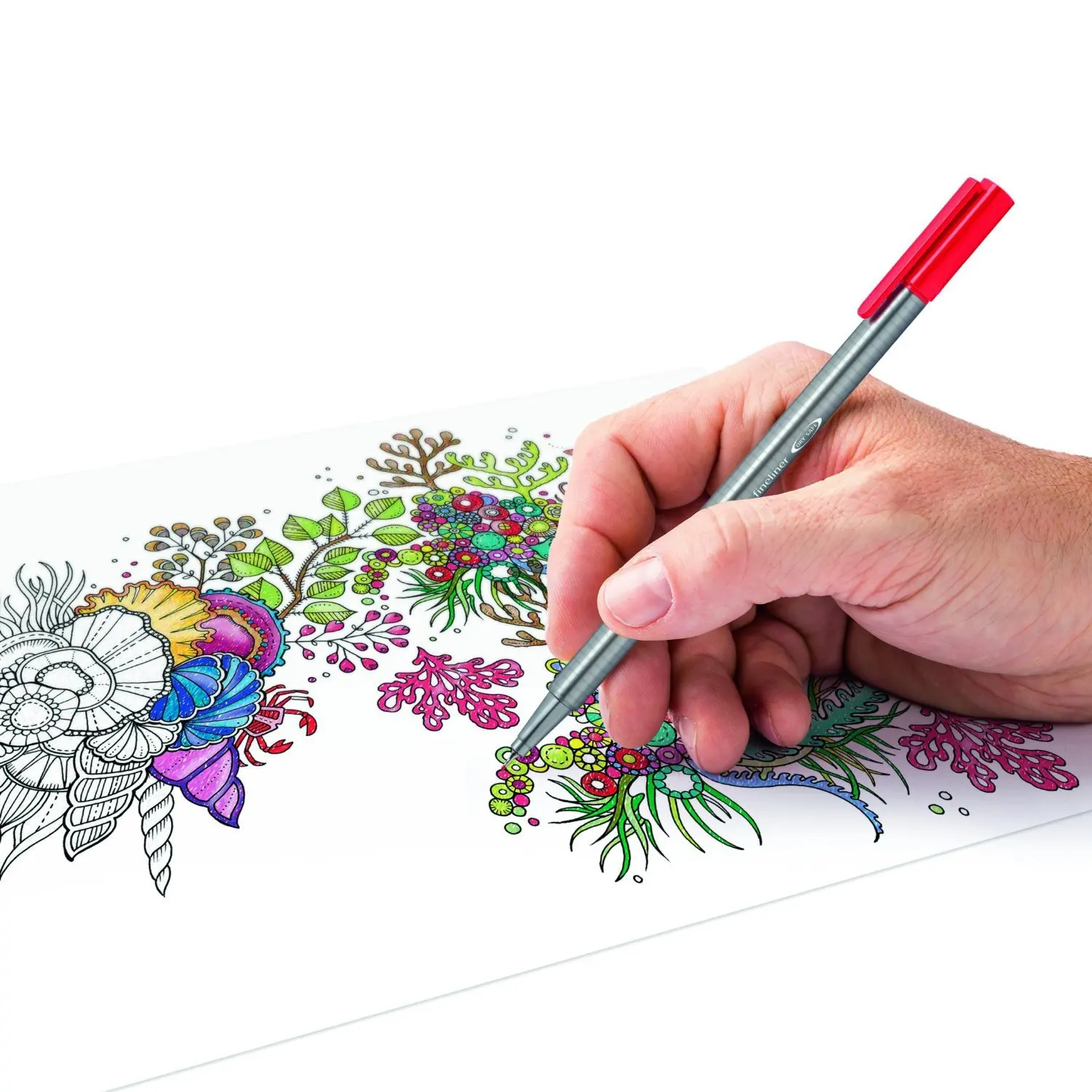 Перо STAEDTLER Triplus Fineliner 0 3 мм маркер с металлическим плакированным наконечником