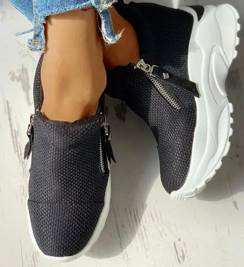 

2020 New High-heeled Shoes Women Platform Shoes Thick Bottom Heighten Fashion Women's Shoes Casual Shoes Fall Zapatillas Mujer