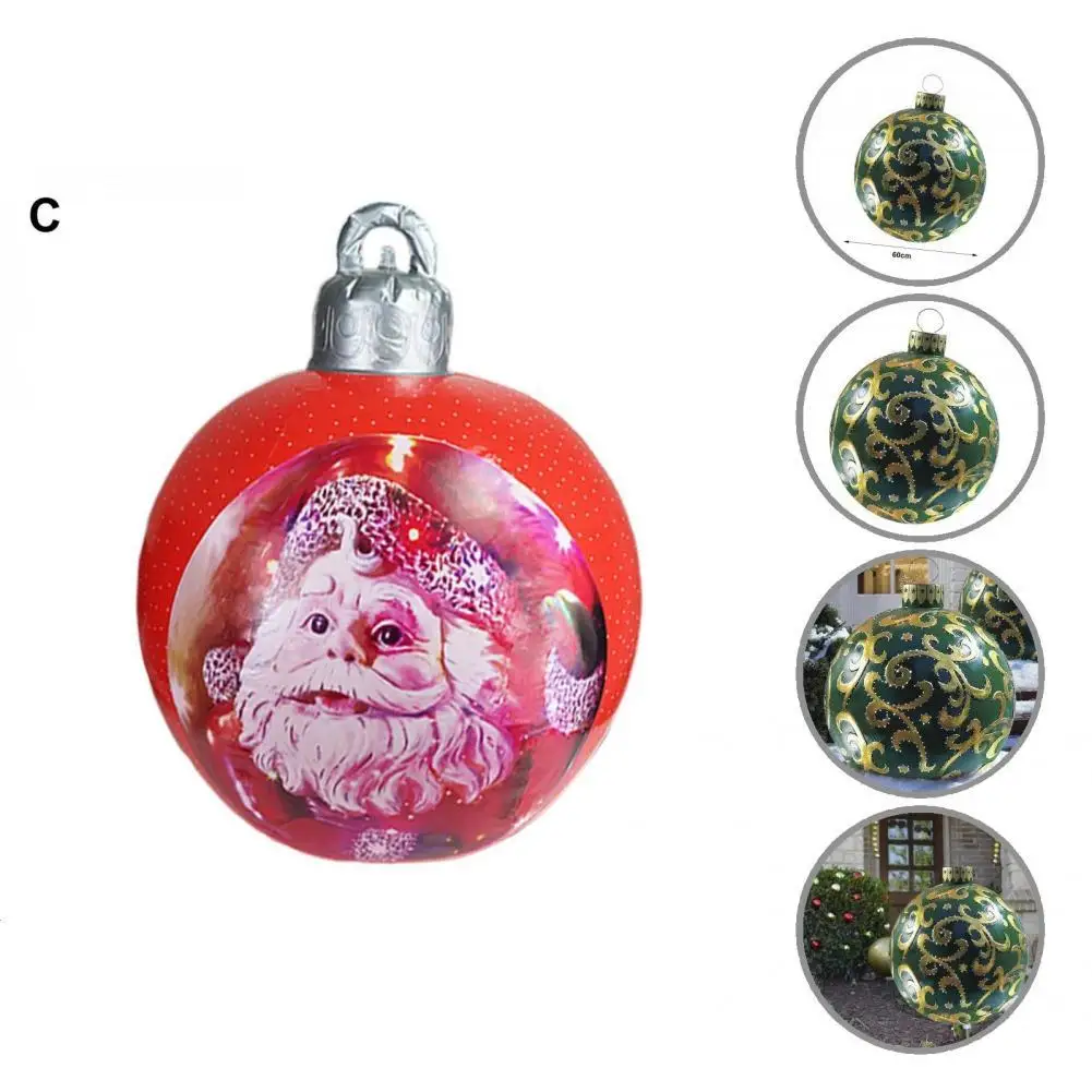

Portable Fashion Santa Pattern Festival Balloon PVC Christmas Balloon Innovative for Graduation