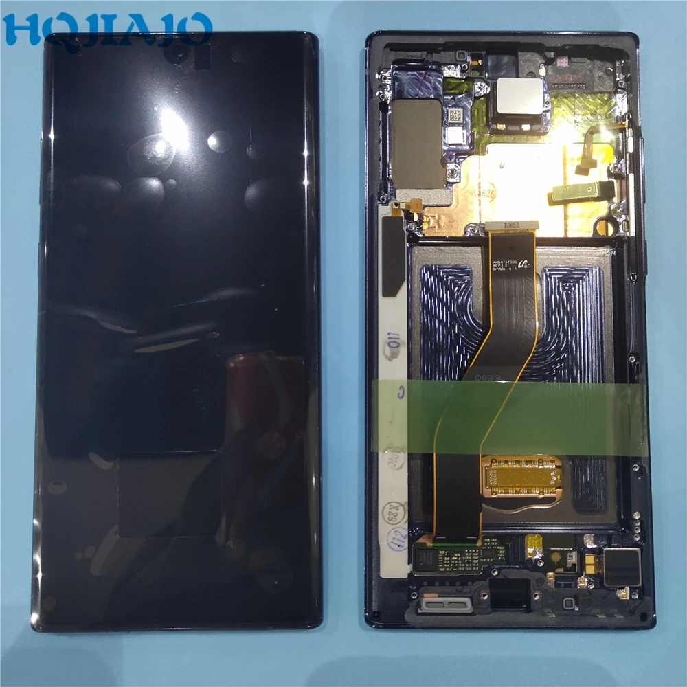 Оригинал для Samsung Galaxy Note 10 + N975F N975F/DS N975U 975 Вт N9750 с рамкой дисплей сенсорный экран