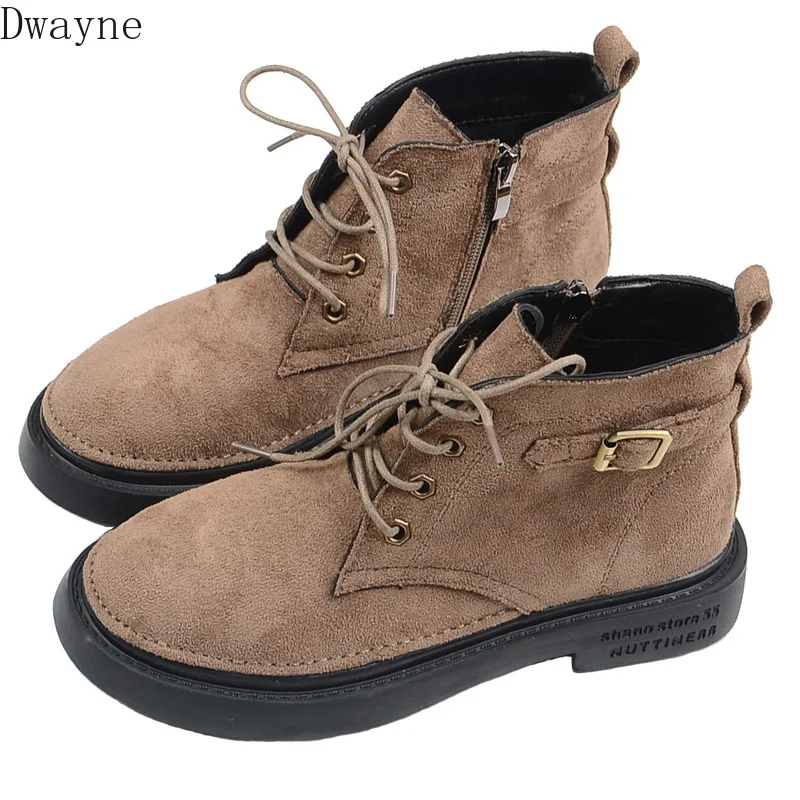 2019 new Harajuku style lacing ankle boots plus velvet warm Martin Mori literary retro Handmade women's shoes short | Обувь