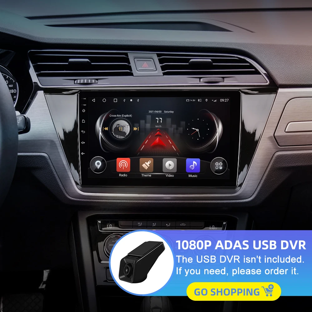 Автомобильный радиоприемник ISUDAR Android для VW/Volkswagen/TOURAN 2016 2017 2018- GPS CANBUS