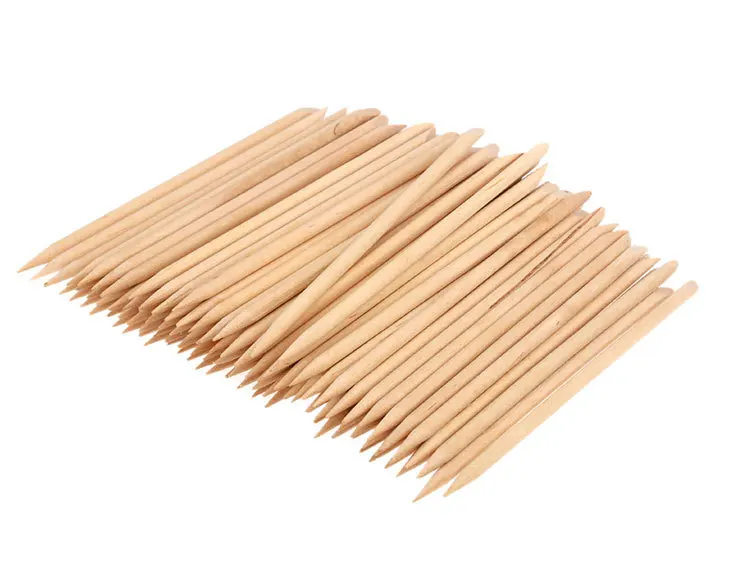 

100pcs/pack 11.5cm Double End Nail Art Orange Wood Sticks Cuticle Pusher Set Manicure Pedicure Care Tools