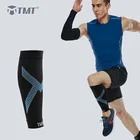 Компрессионные рукава TMT, фиксатор для баскетбола, футбола, футбола, гетры для ног, эластичный рукав для голени, 1 шт.