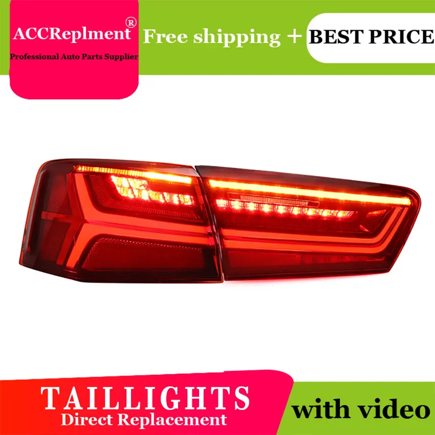 

Car Styling for Audi A6 Taillights 2012-2016 for A6 LED Tail Lamp+Turn Signal+Brake+Reverse LED light