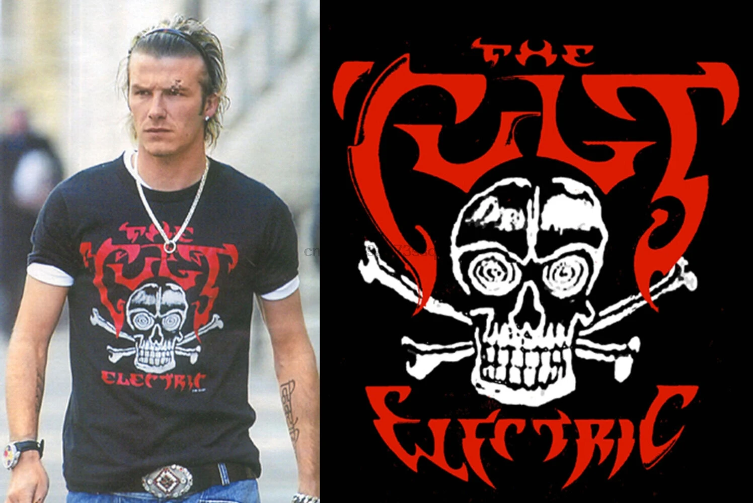 

The Cult Electric Beckham t shirt