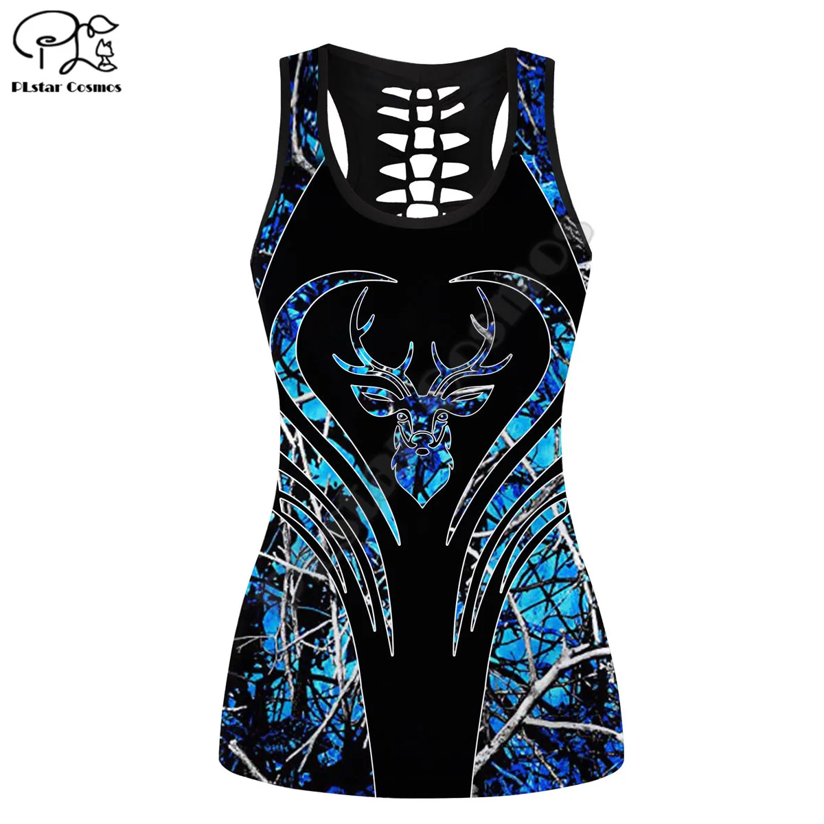

PLstar beer Hunting 3D Printed womens sexy tank tps Summer Vest Tank Top Women for girl Fashion yoga vest