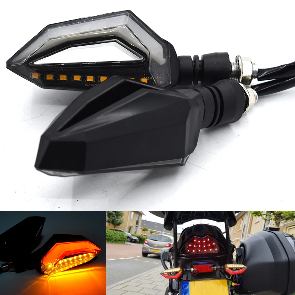 

Универсальный мотоцикл 12В Светодиодные Сигнальные огни поворота мигалка мото передние задние фонари для SUZUKI GSF 1200 GSF1200 Bandit