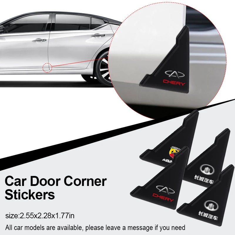 

2pcs Car Door Corner Anti-collision Protection Sticker for T5 T4 T6 Golf 5 Interior Passat B6 Polo Golf Mk4 Mk7 Auto Accessories
