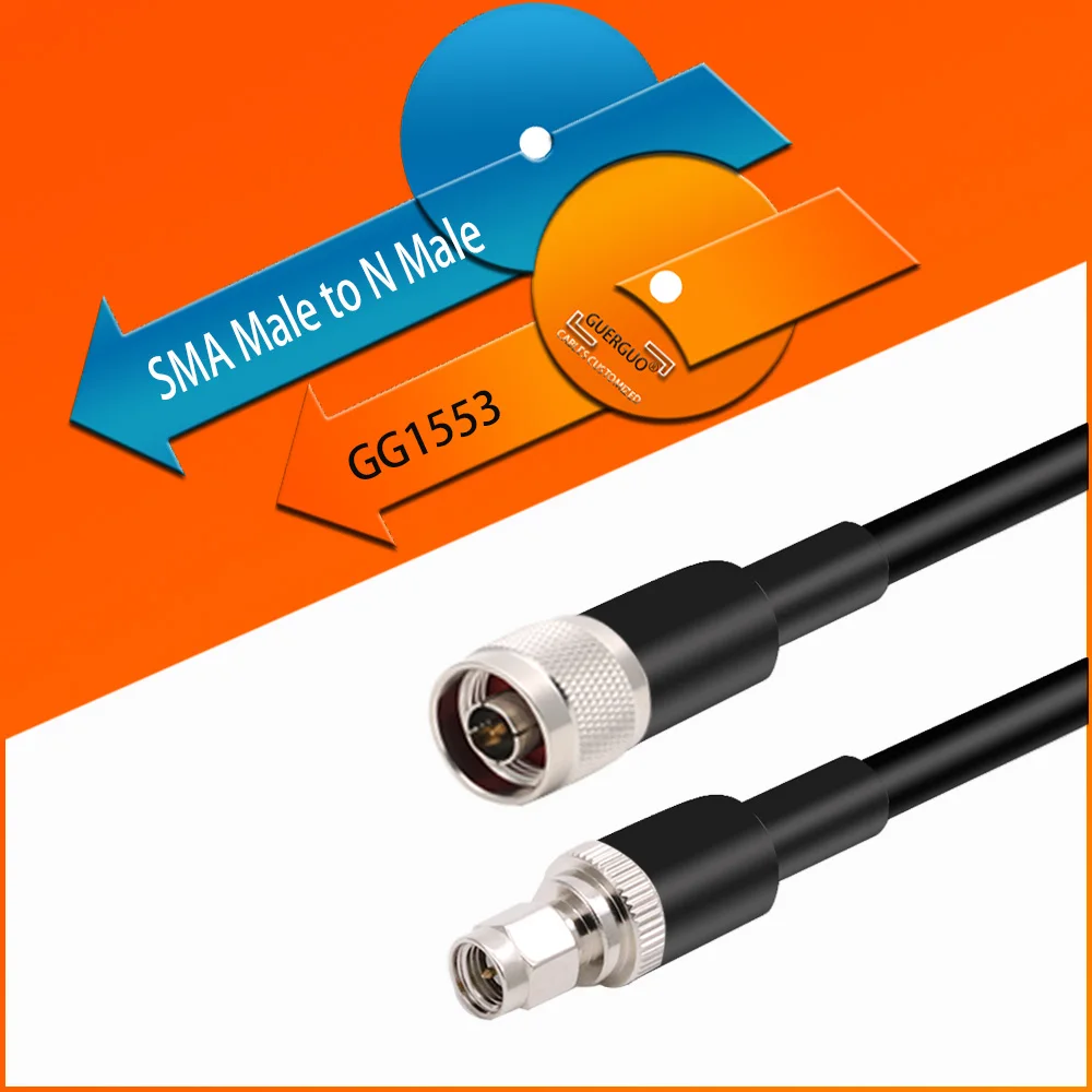 Кабель LMR400 50 Ом RP SMA штекер к N Штекер RF коаксиальный удлинитель перемычка косичка