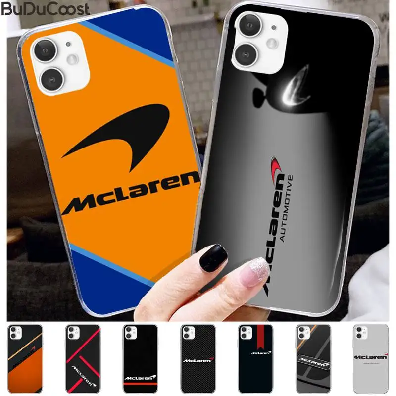 

racing Mclaren Logo Phone Case for iPhone 11 pro XS MAX 8 7 6 6S Plus X 5 5S SE XR case