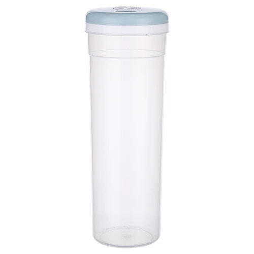 blue Household transparent food storage tanks grain storage box fresh storage sealed cans kitchen noodles box WF619914 - Цвет: blue