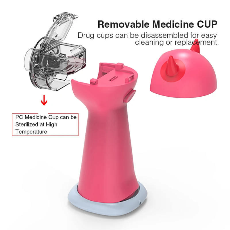 

Household Handheld Child Adult Inhale Nebulizer Rechargeable Mesh Breathing Atomizer Silent Ultrasonic Nebulizer Health Care