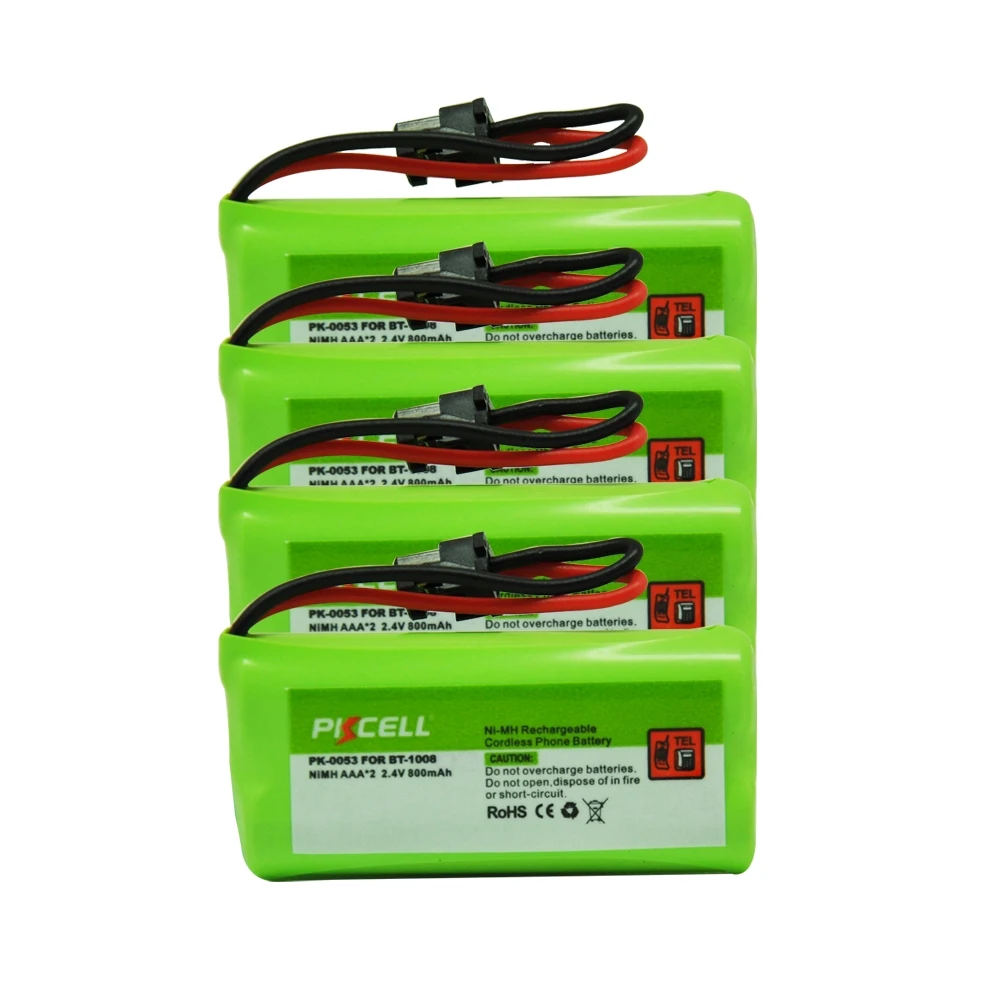 

4 x PKCELL 2,4 V 800mAh ni-mh аккумуляторная батарея для телефона для аналогичной модели