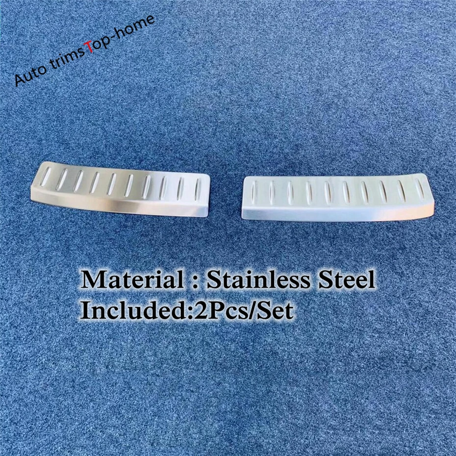 

Yimaautotrims Car Rear Trunk Bumper Guard Inner Plate Protector Stainless Steel Cover Kit Trim For Toyota Venza / Harrier 2021