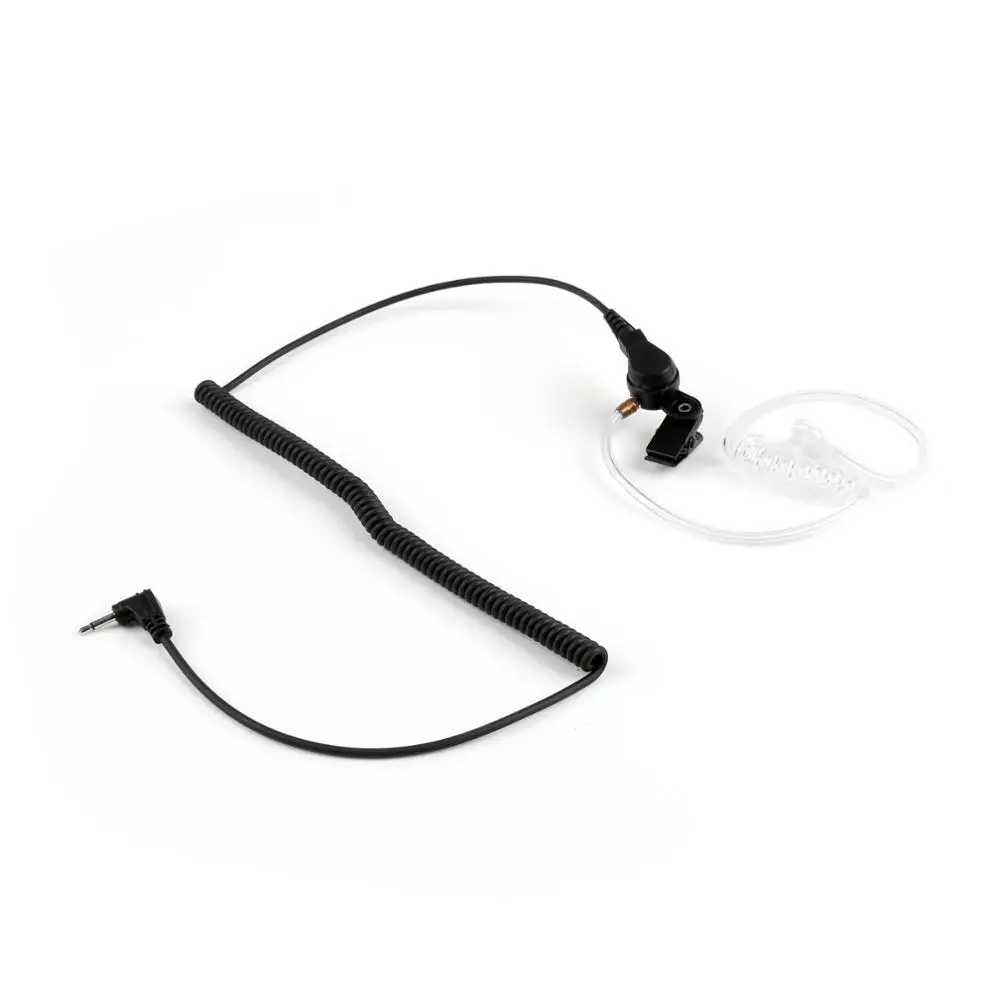 Artudatech 5 шт. 2 мм Walkie Talkie Listen Only Curve Covert акустическая Трубная гарнитура для