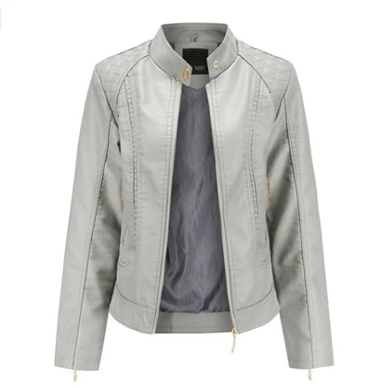 Куртки с темпераментом уличная женская одежда куртка со стоячим воротником