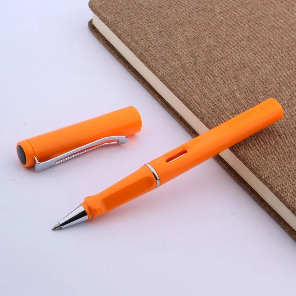 Шариковая ручка Jinhao599 в популярном стиле оранжевая|baoer 500 fountain pen|pen zebrapen joke |
