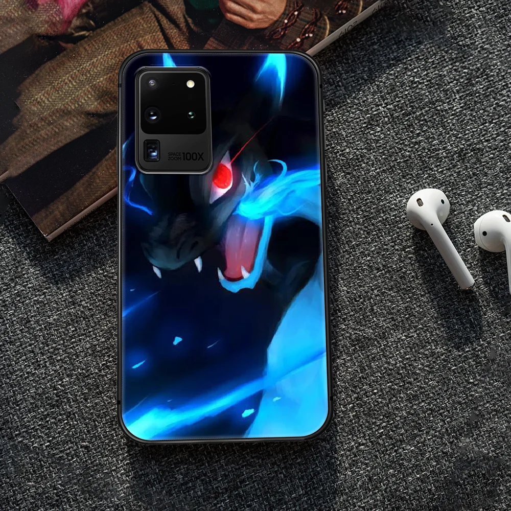 

Cute Pokemons Phone Case Cover Hull For Samsung Galaxy S 7 8 9 10 e 20 FE edge uitra plus Note 9 10 20 black Bumper Painting