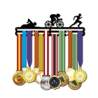 new triathlon medal hanger sport medal display holder hold up 28 medals